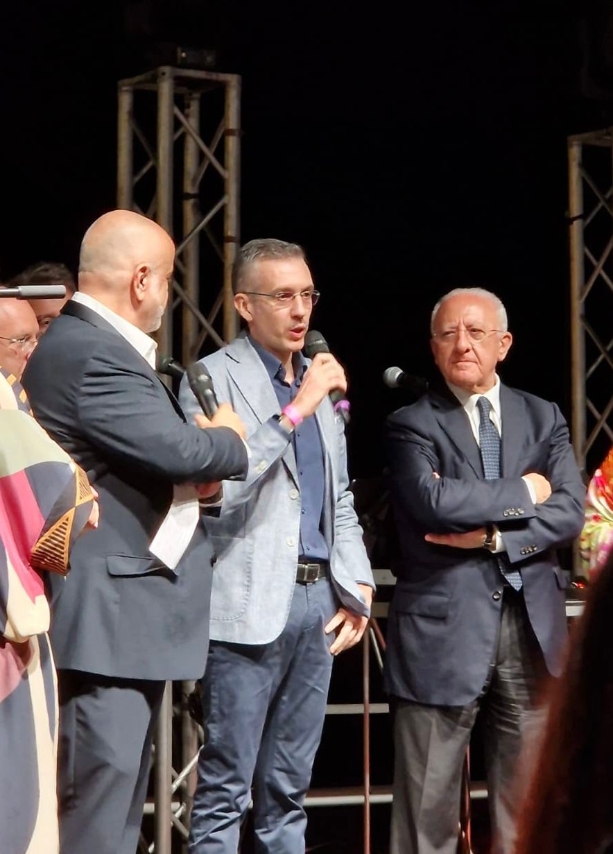 Mario Capasso sul palco di Buonissimi 2024