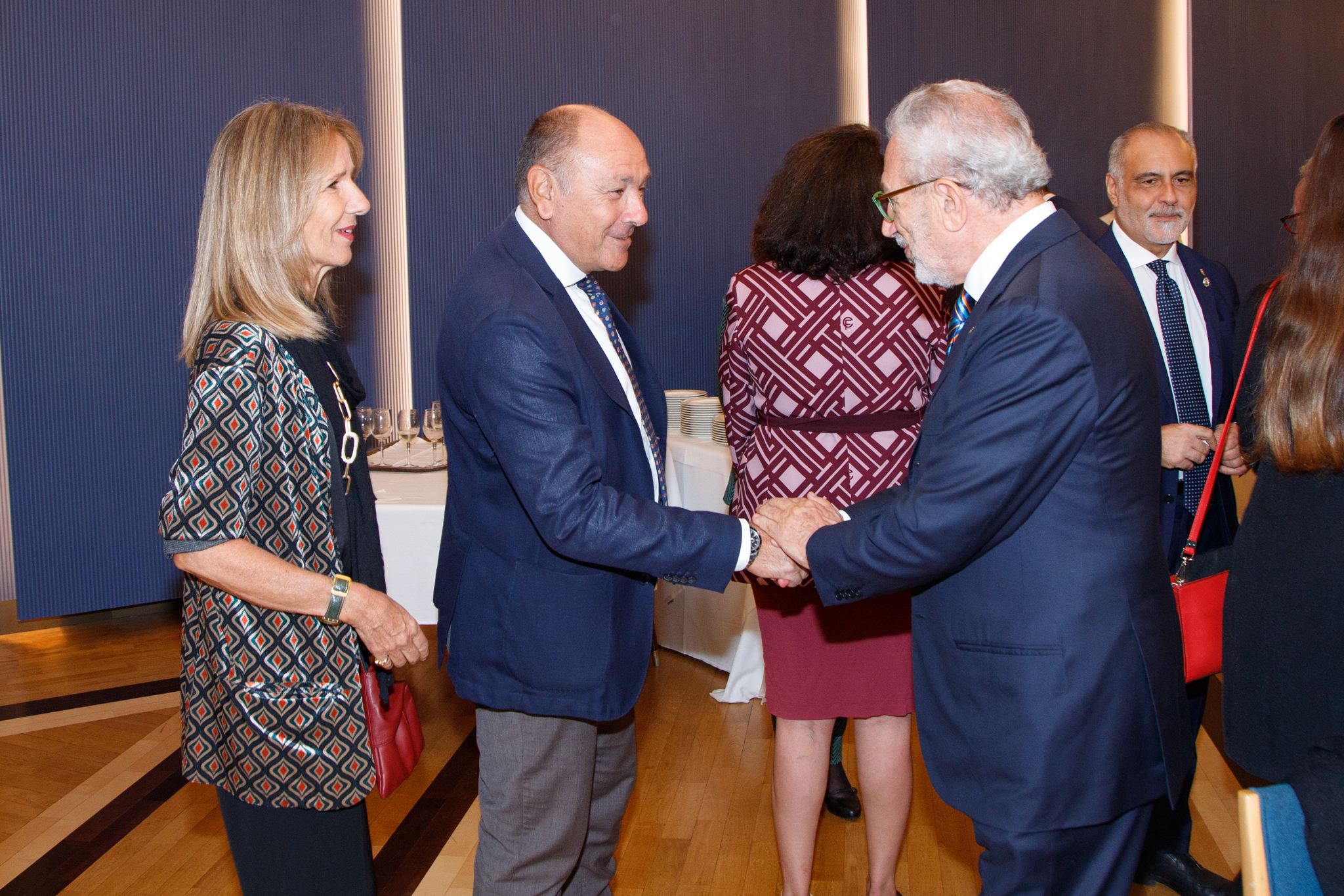 Mariano Giustino, Amministratore Delegato CEINGE e Nicola Scarpato, Presidente Rotary Club Napoli Castel dell'Ovo